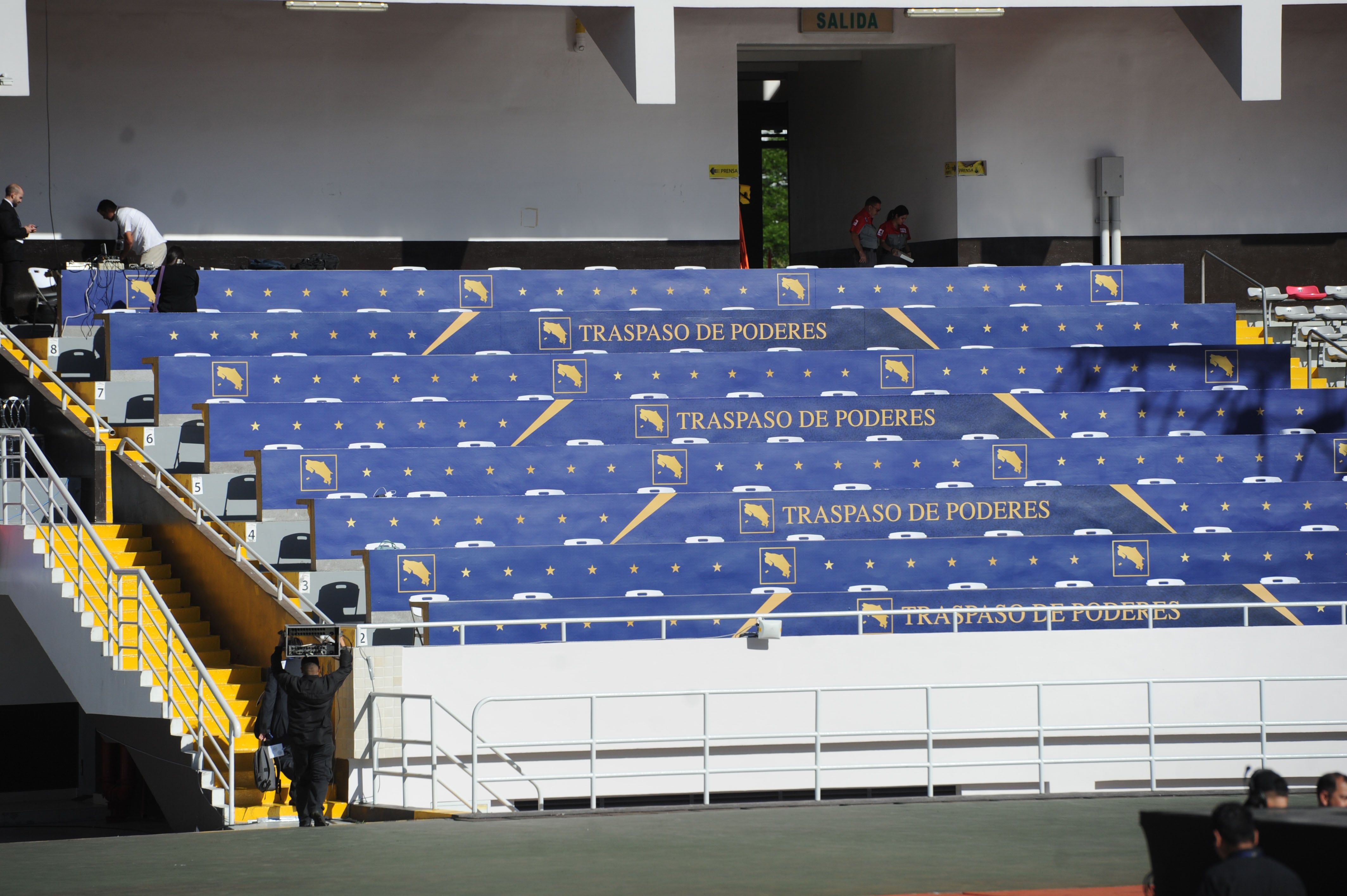 08/05/2026 San José, Sabana, Estadio Nacional traspaso de poderes en Costa Rica para el periodo 2026-2030, donde la Sra Laura Fernández Delgado asumirá la presidencia número 50 del país. La ceremonia, que marcará la transición de Rodrigo Chaves a la nueva administración, incluirá actos protocolarios y culturales. Fotografía: Marvin Caravaca.