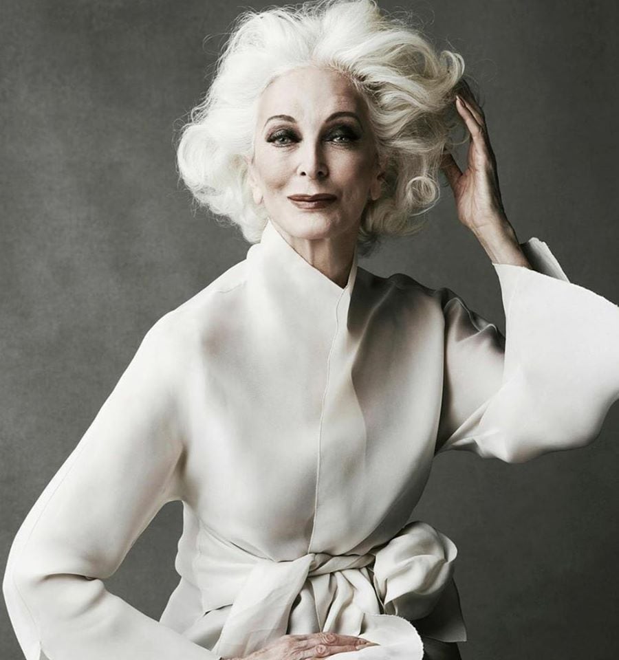 Modelo Carmen Dell’Orefice. Fotografía: Wikicommons para La Nación