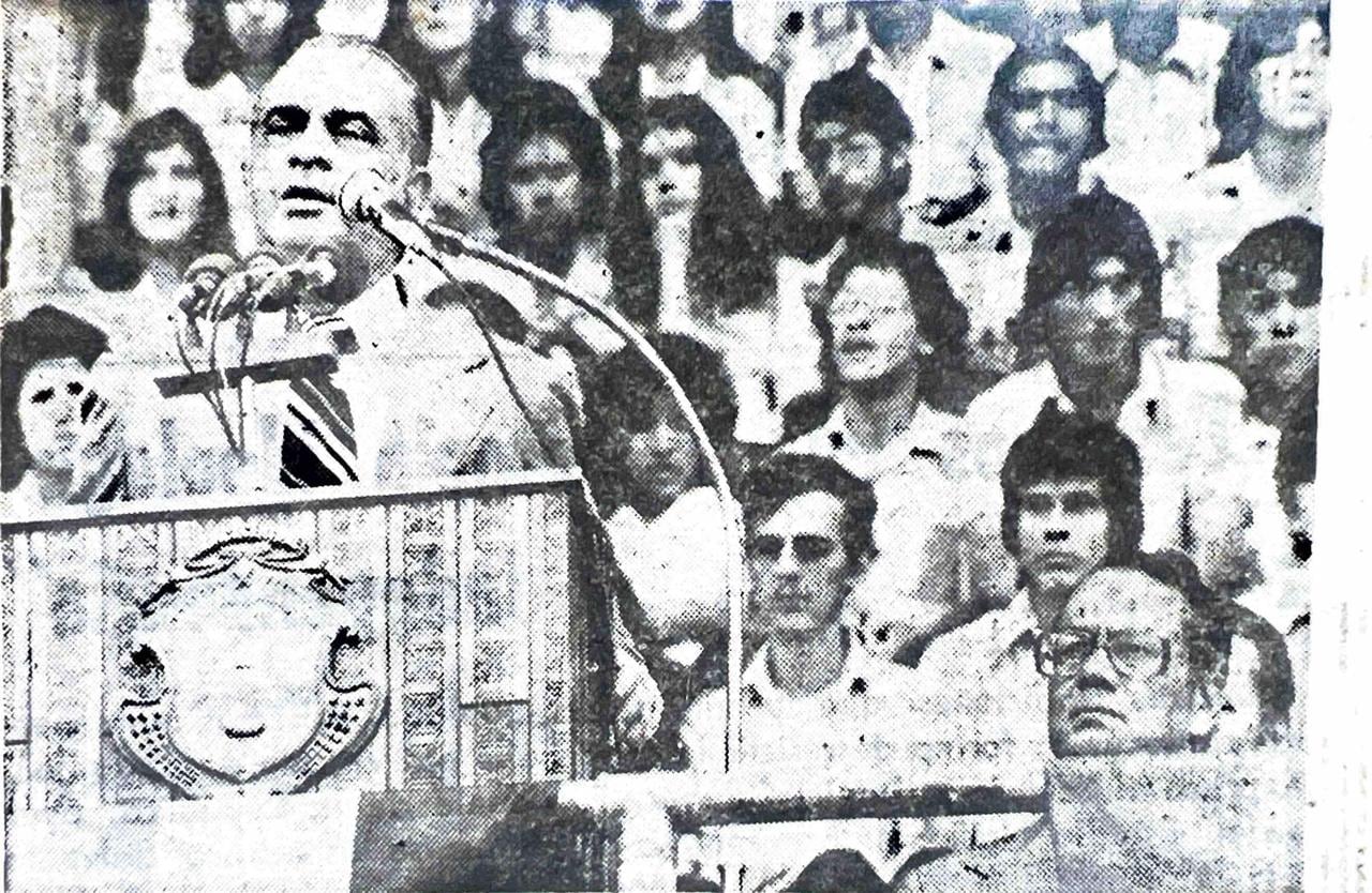 Daniel Oduber, 1976, independencia