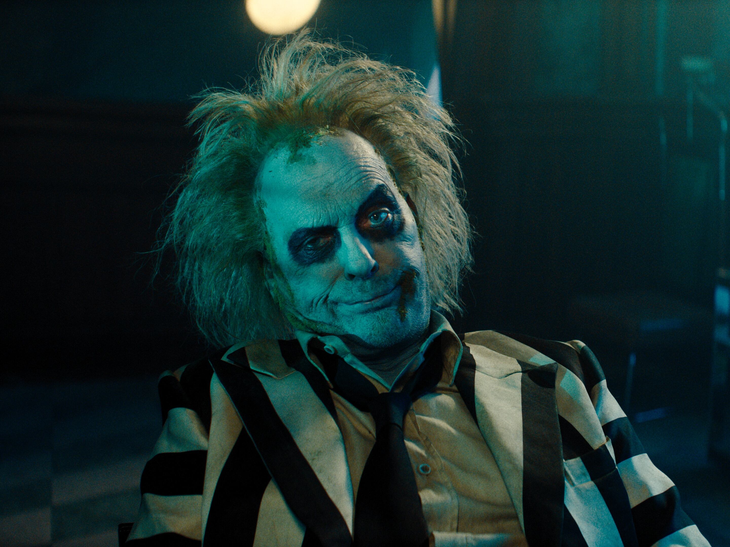 Foto de la película Beetlejuice, Beetlejuice, de un primer plano del monstruo