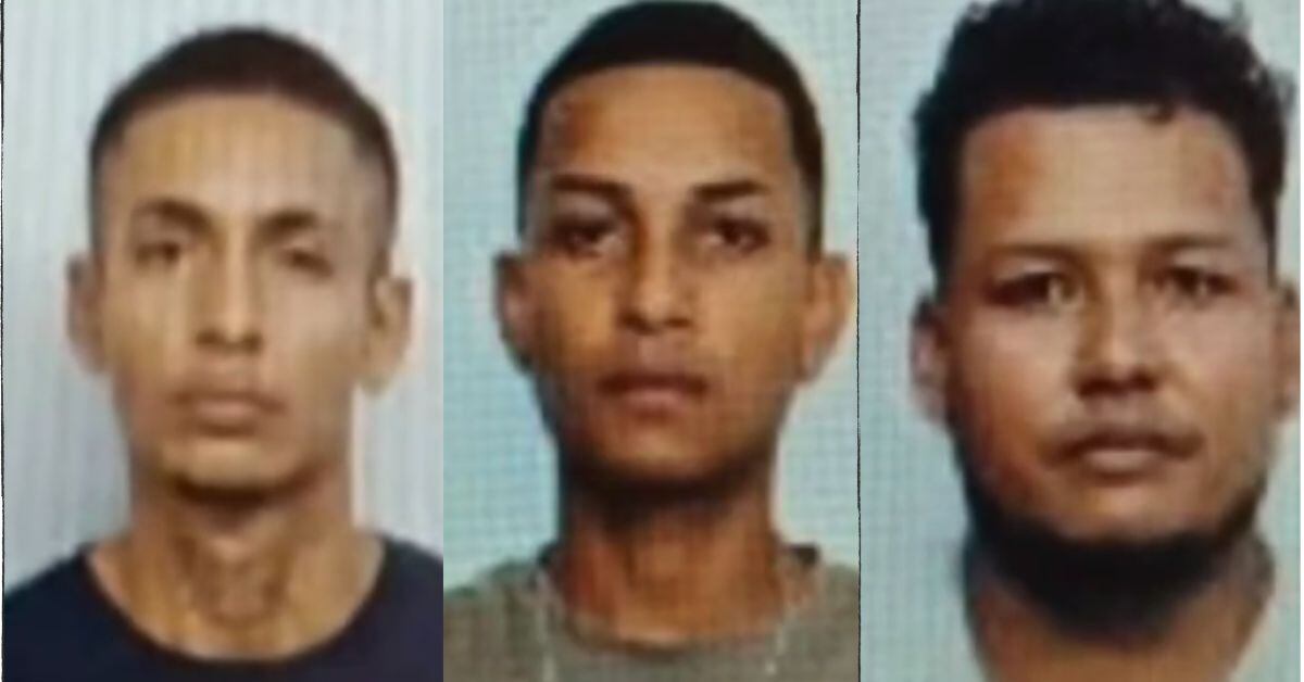 Policía pide ayuda a la ciudadanía para identificar a los sospechosos de disparar contra una patrulla y herir a un oficial (de izquierda a derecha): Eddy Alonso Martínez Angulo, Neigel Alexis Díaz Monge y Yirkenneth Waldir Patterson Serrano.