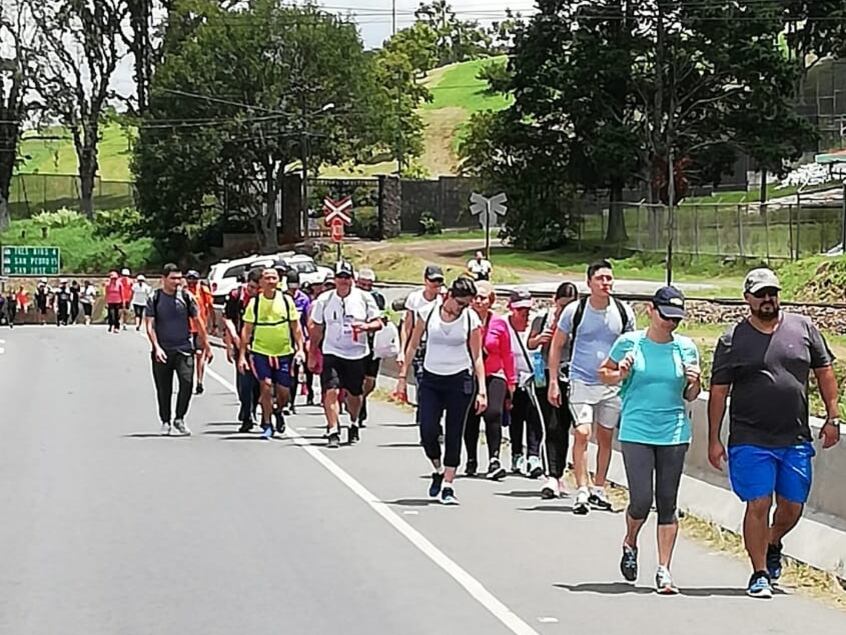 Los católicos aprovecharon el sábado 27 de julio para hacer la romería