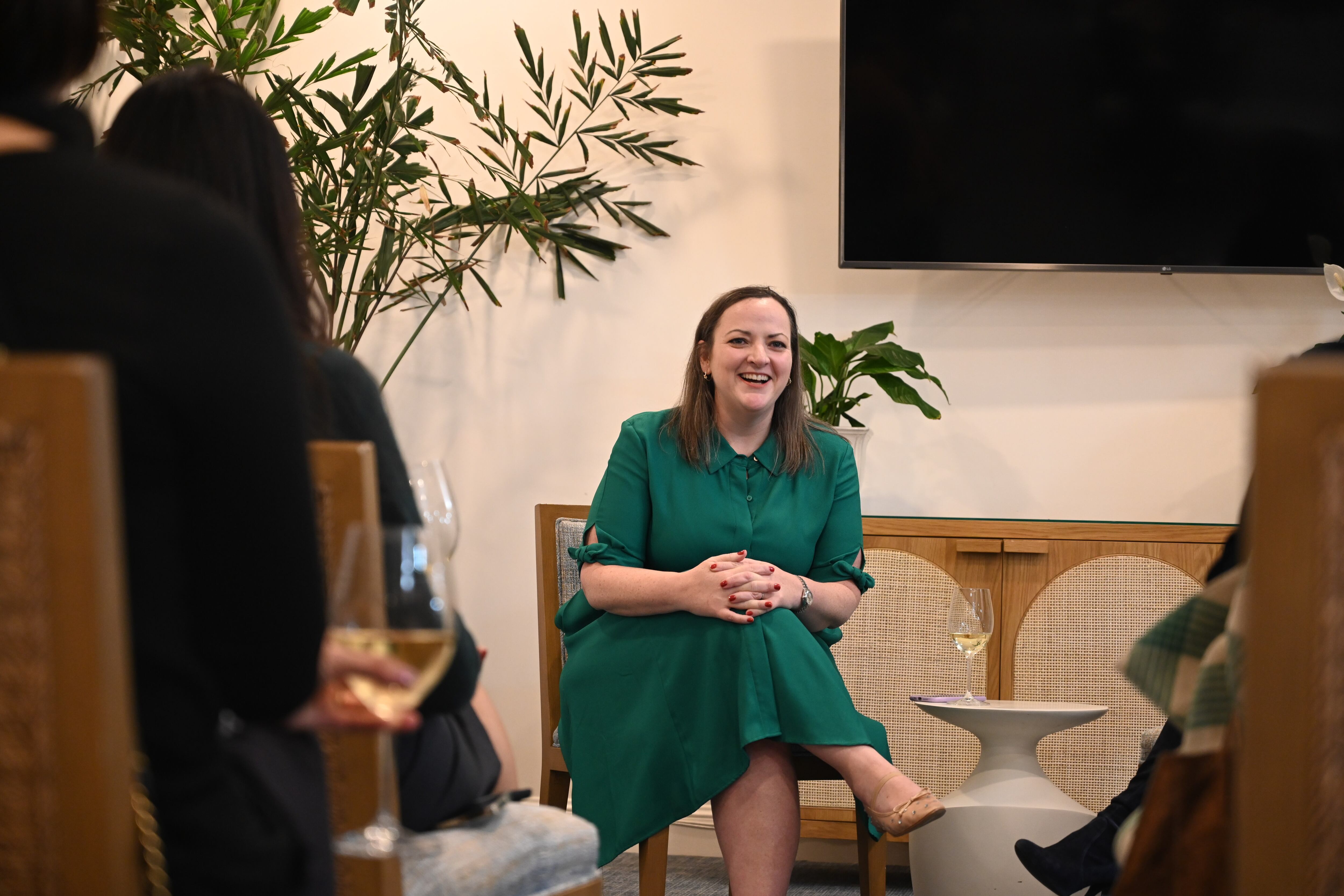 Leslie Feinzaig vive en Estados Unidos desde el año 2005 y se define como independiente, pero durante esta campaña apoya a Kamala Harris por sus propuestas en sector económico y el respeto que expresa hacia los ciudadanos. Foto: Cortesía Leslie Feinzaig