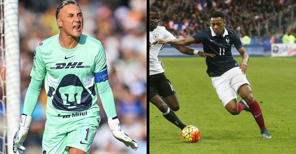 Keylor Navas se topará con Anthony Martial, delantero de la selección de Francia. Fotografía: Canva