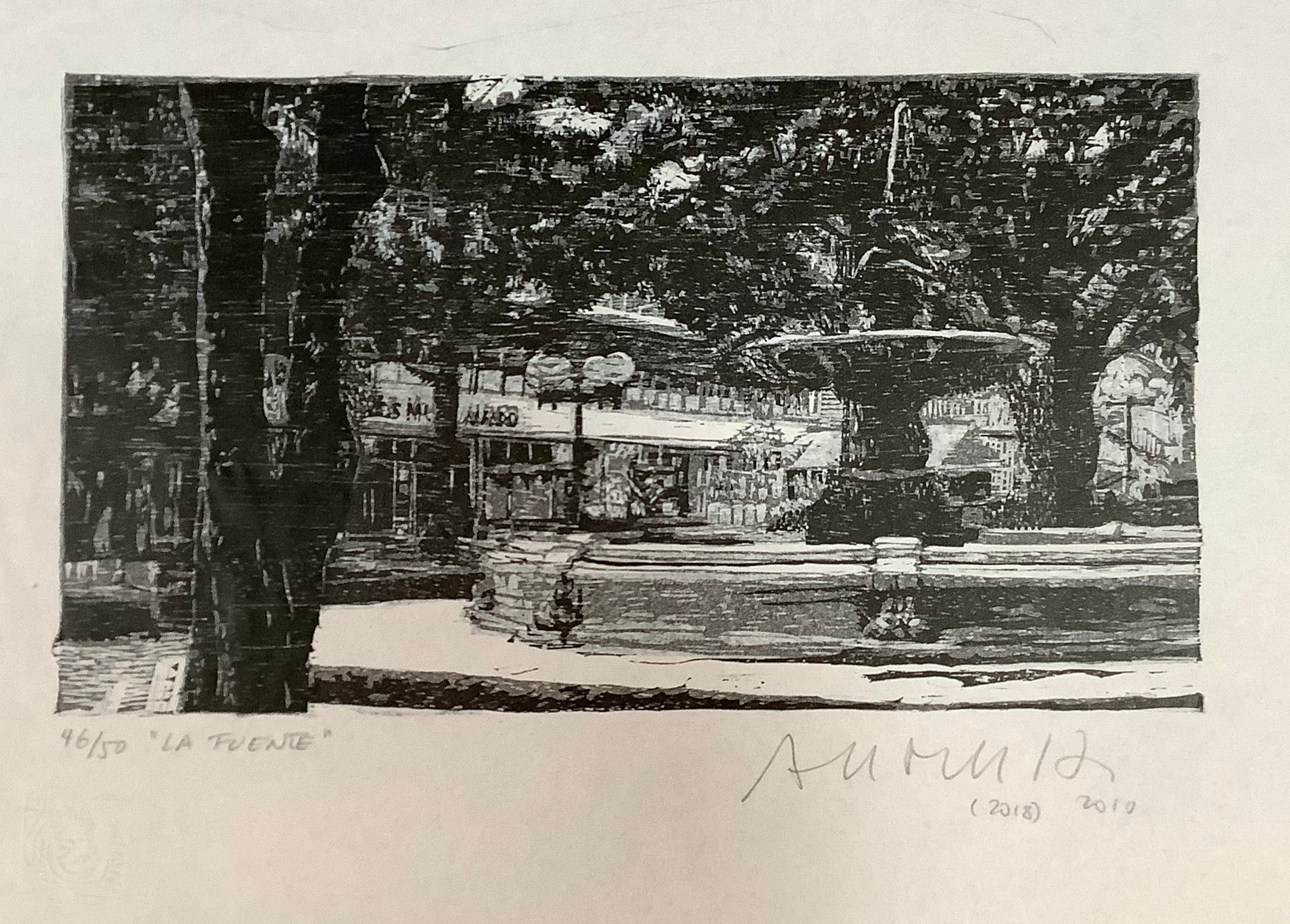 La Fuente, técnicas digitales y grabado, 2010