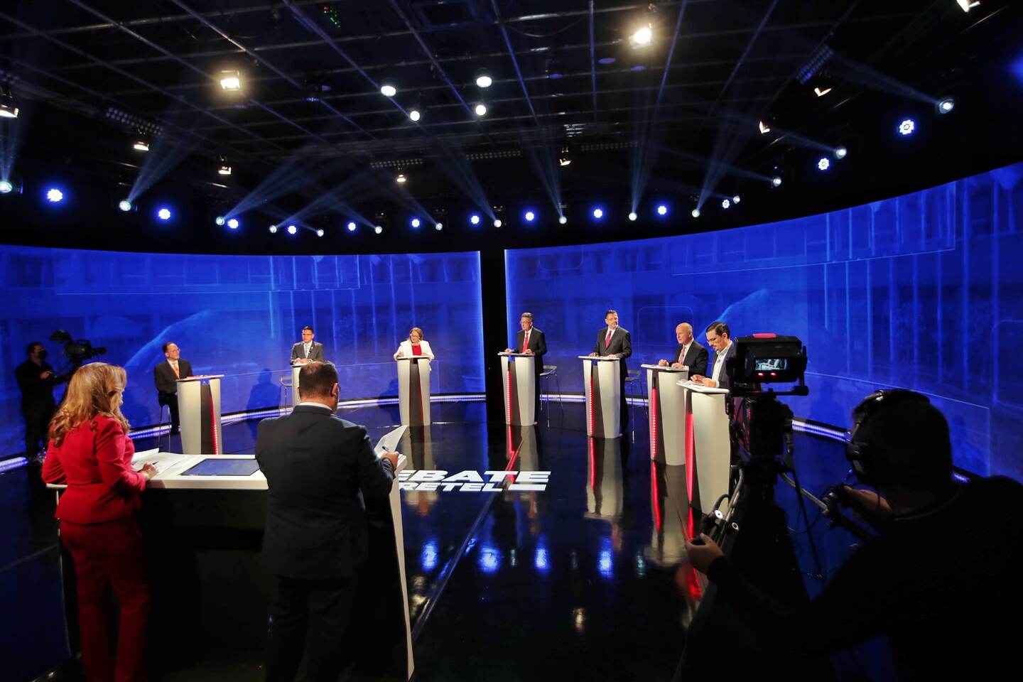 03/02/2022/ Debate presidencial de candidatos en RSTV / Foto: John Durán