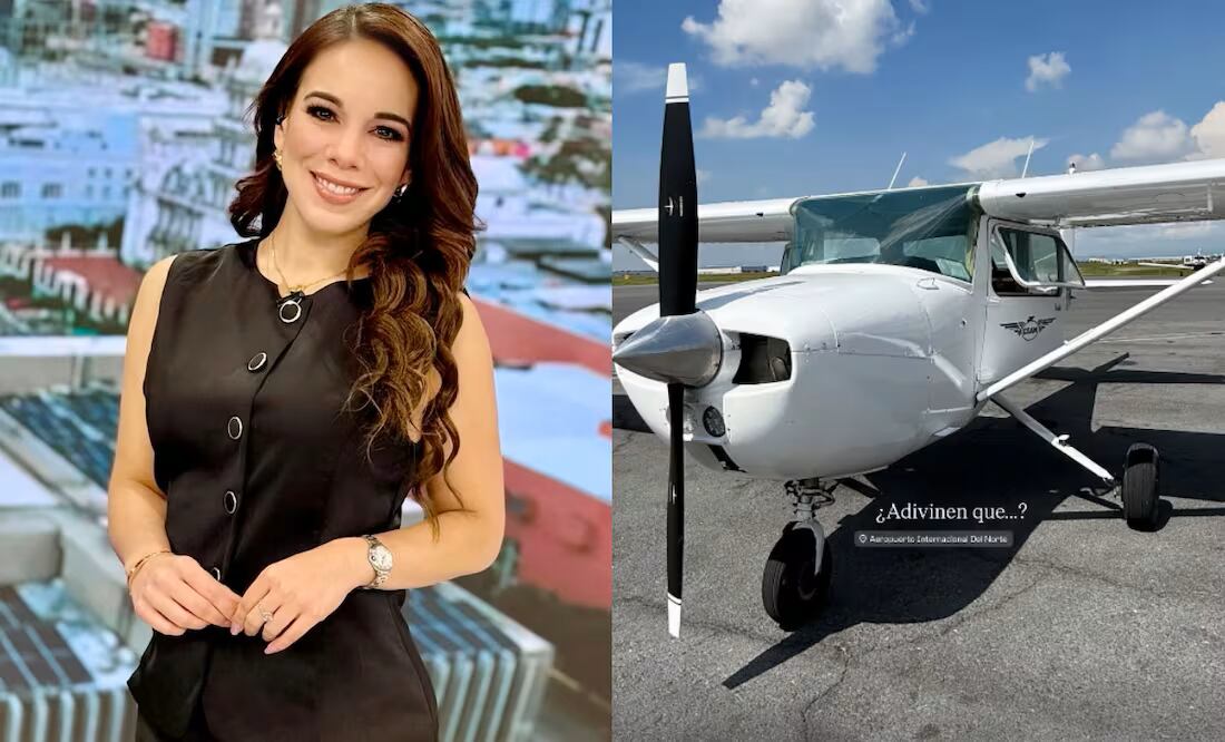 El desplome de una avioneta en García, Nuevo León, provocó la muerte de la presentadora Débora Estrella y otro ocupante.
