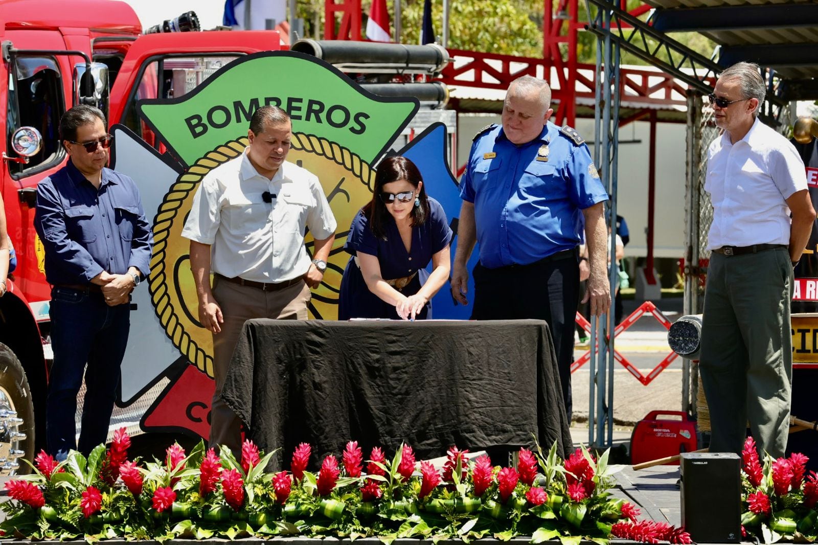 Inauguración Estación de Bomberos Escazú