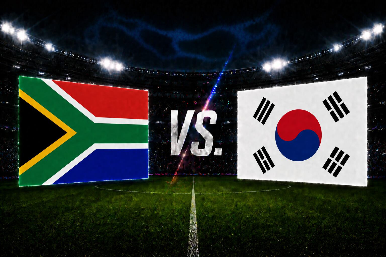 Sudáfrica y Corea del Sur juegan este miércoles 24 de junio en el Mundial 2026.