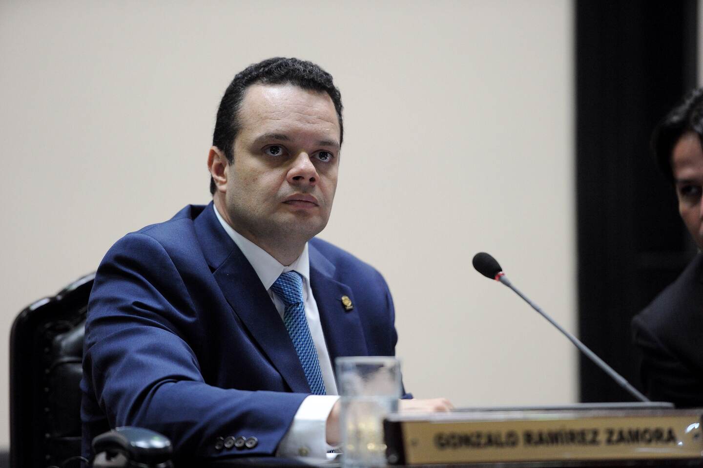 08/05/2017. San José. Cuesta de Moras. Asamblea legislativa, sesión de plenario. En la foto el diputado Gonzalo Ramírez, presidente de la Asamblea. Fotos Melissa Fernández Silva