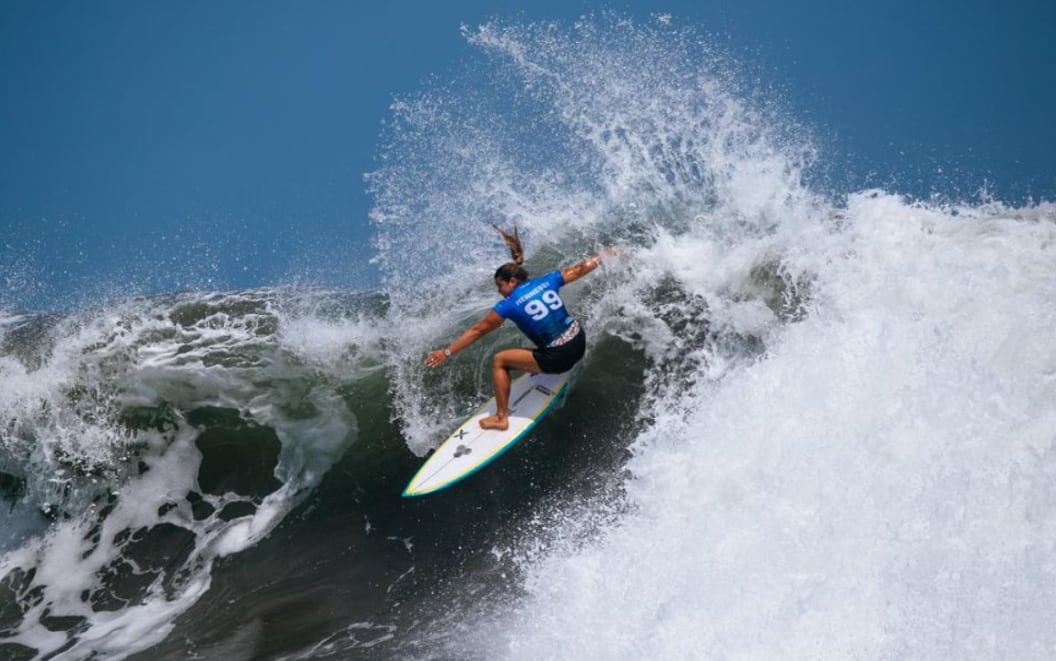 Brisa Hennessy
Tour Mundial 2026
Quinta parada El Salvador
7 de junio del 2026
Cortesía: Federación de Surf de Costa Rica