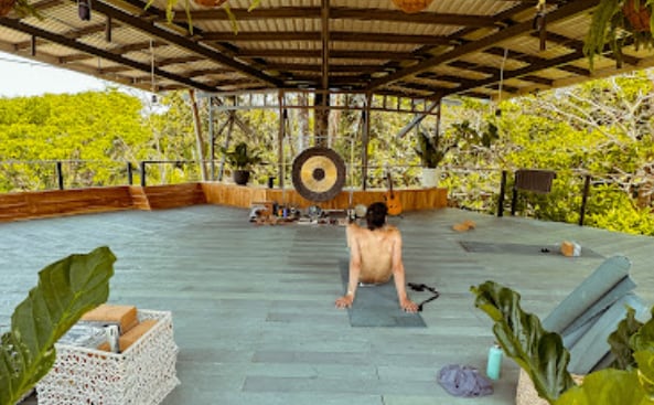 En la aplicación Google Maps, New Life Ayahuasca publica varias fotos de sus instalaciones en las que realizan retiros en los que beben esa sustancia psicodélica.