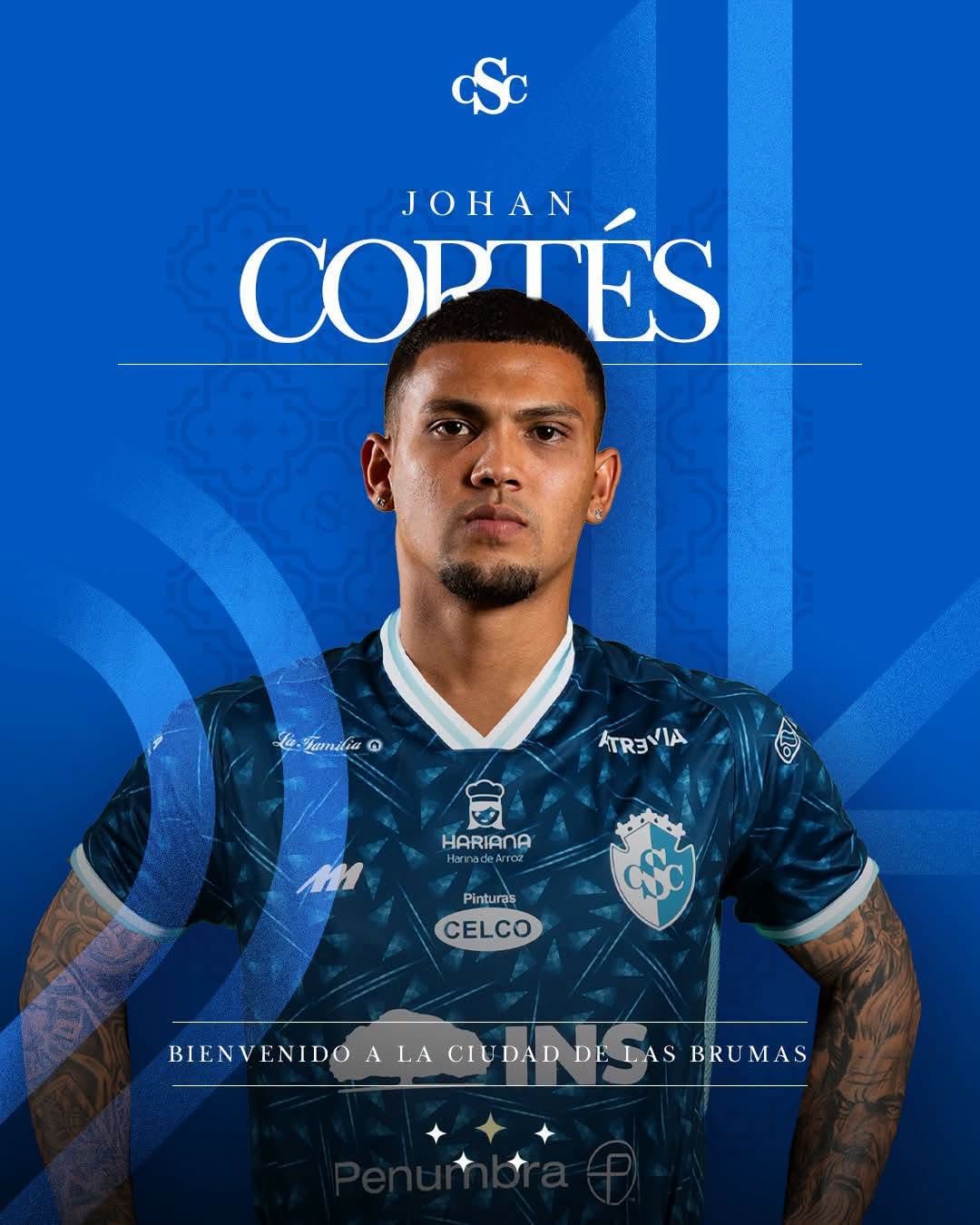 Johan Cortés vuelve al fútbol nacional y lo hace con Cartaginés.