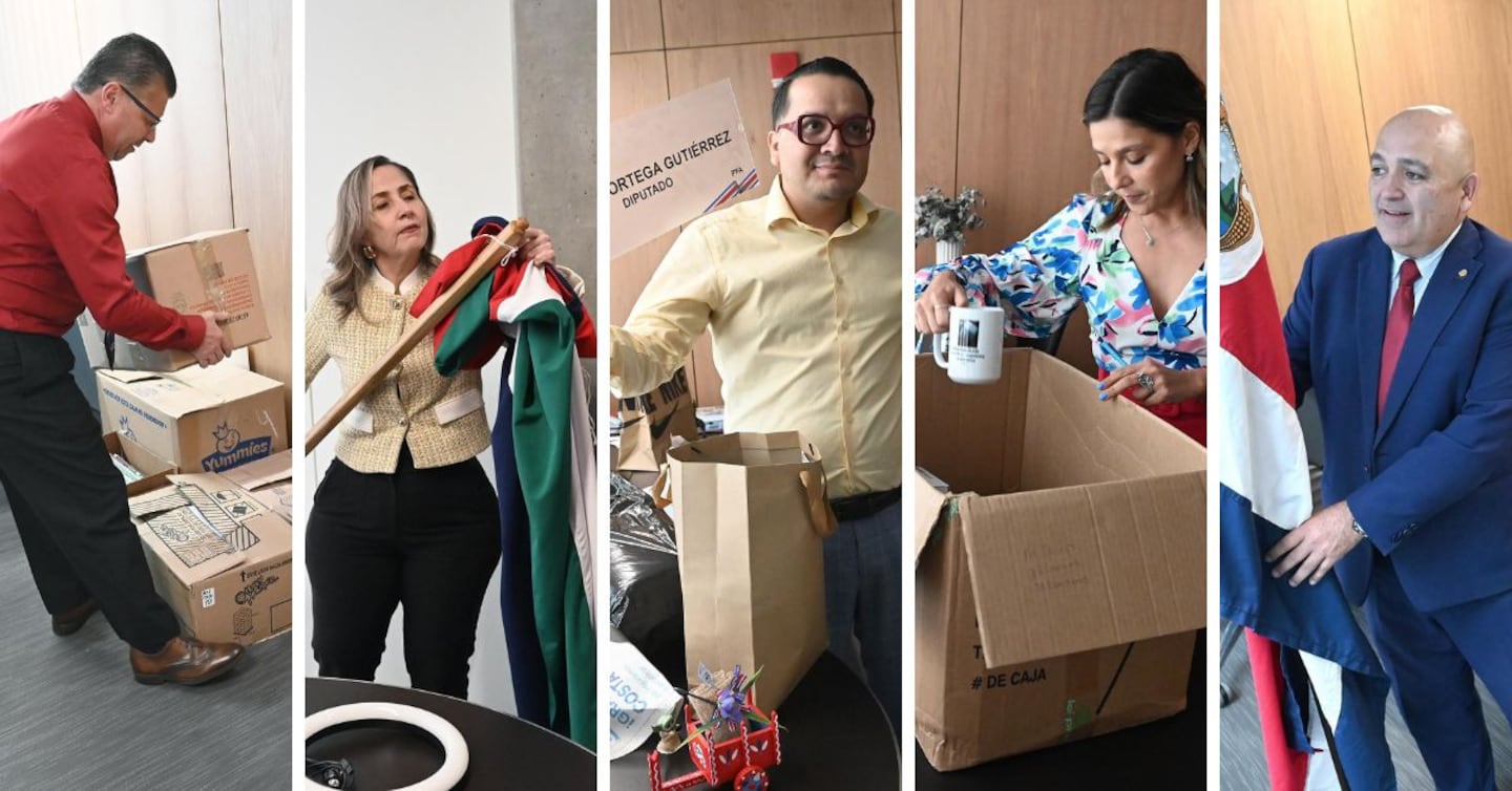 Así se despidieron los diputados de sus despachos, vea la mudanza y sus últimos momentos en las oficinas