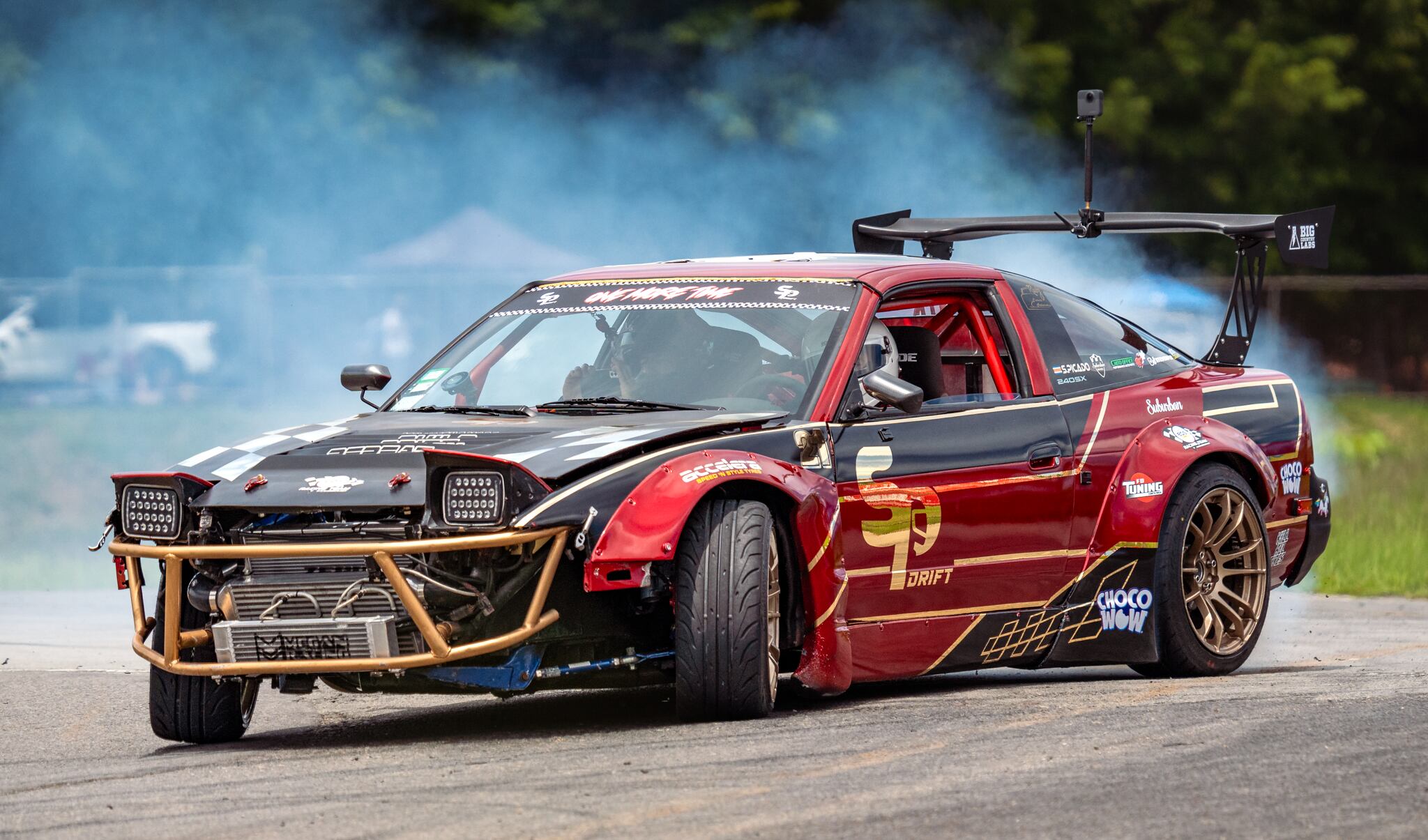 La exhibición de drift será parte de los eventos especiales para el disfrute de los aficionados. Foto: Cortesía.