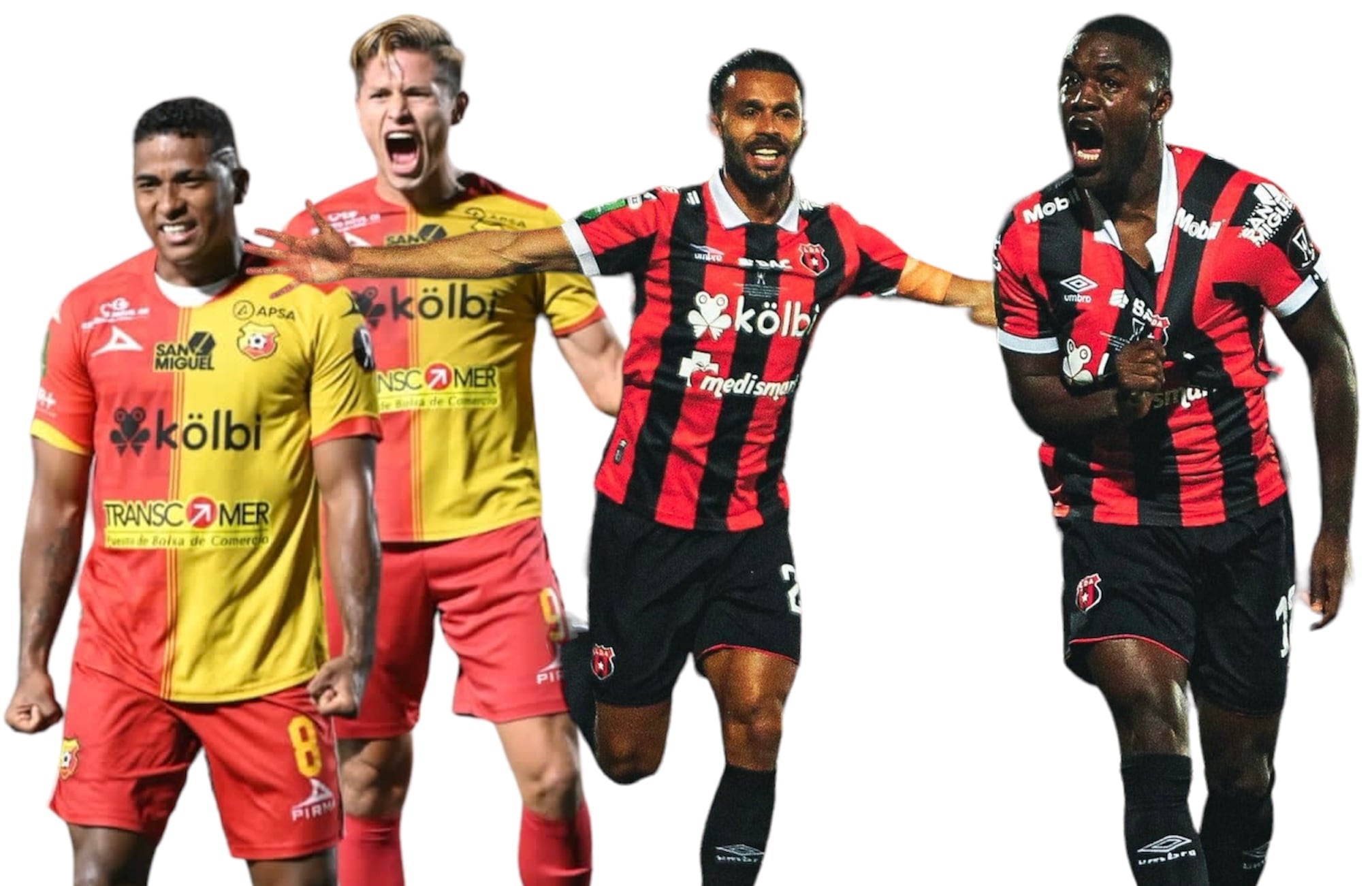 Liga Deportiva Alajuelense y Herediano se enfrascan en el duelo definitivo de esta semifinal, un partido pactado para las 5 p. m., en el Estadio Alejandro Morera Soto.