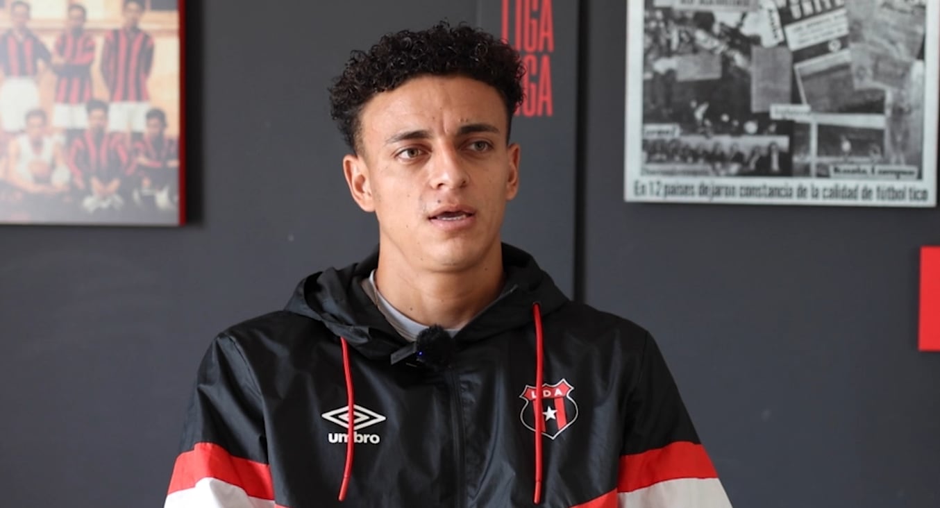 Yeison Molina brindó sus primeras declaraciones como futbolista de Liga Deportiva Alajuelense.