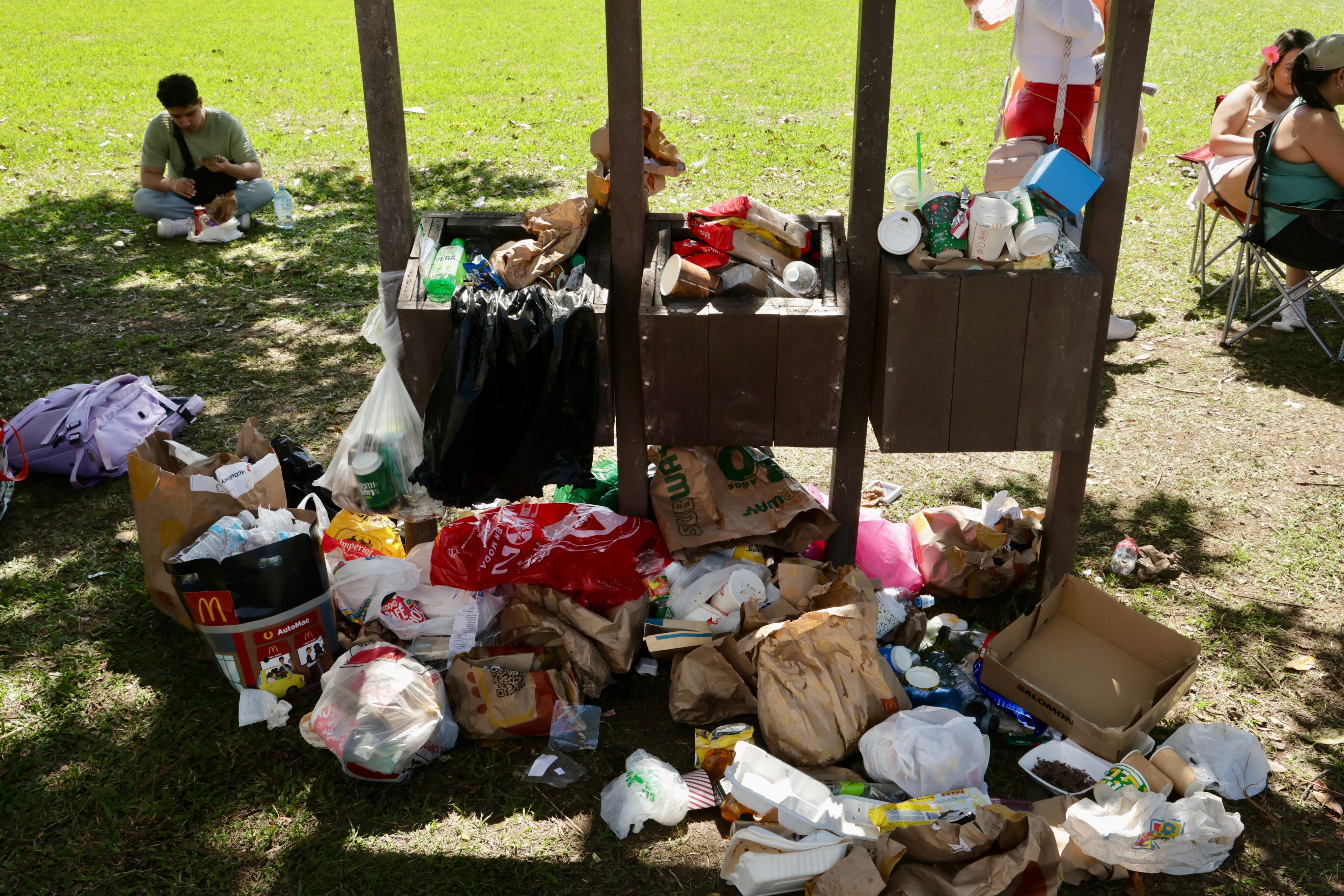 Ambiente del concierto Bad Bunny