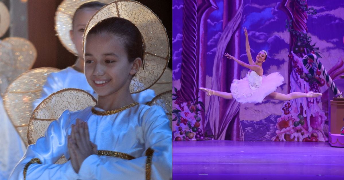 Mariana Mora es uno de los tantos casos de éxito de 'El Cascanueces'. Ella empezó desde pequeña con un rol de angelito y el año pasado fue Sugar Plom, un rol protagonista. Foto: Cortesía Interamericana de Producciones