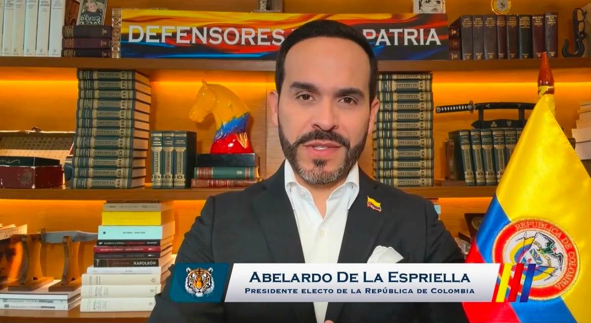 El presidente electo de Colombia, Abelardo De La Espriella