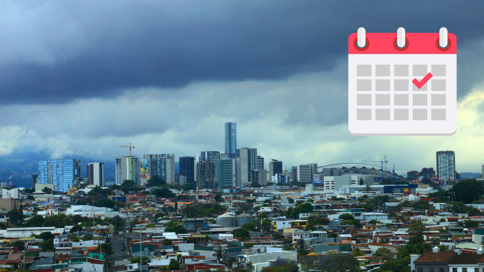 El Instituto Meteorológico Nacional prevé un aumento en la frecuencia de lluvias en el Valle Central entre el 29 de abril y el 2 de mayo, lo cual marcará el establecimiento de esta temporada.