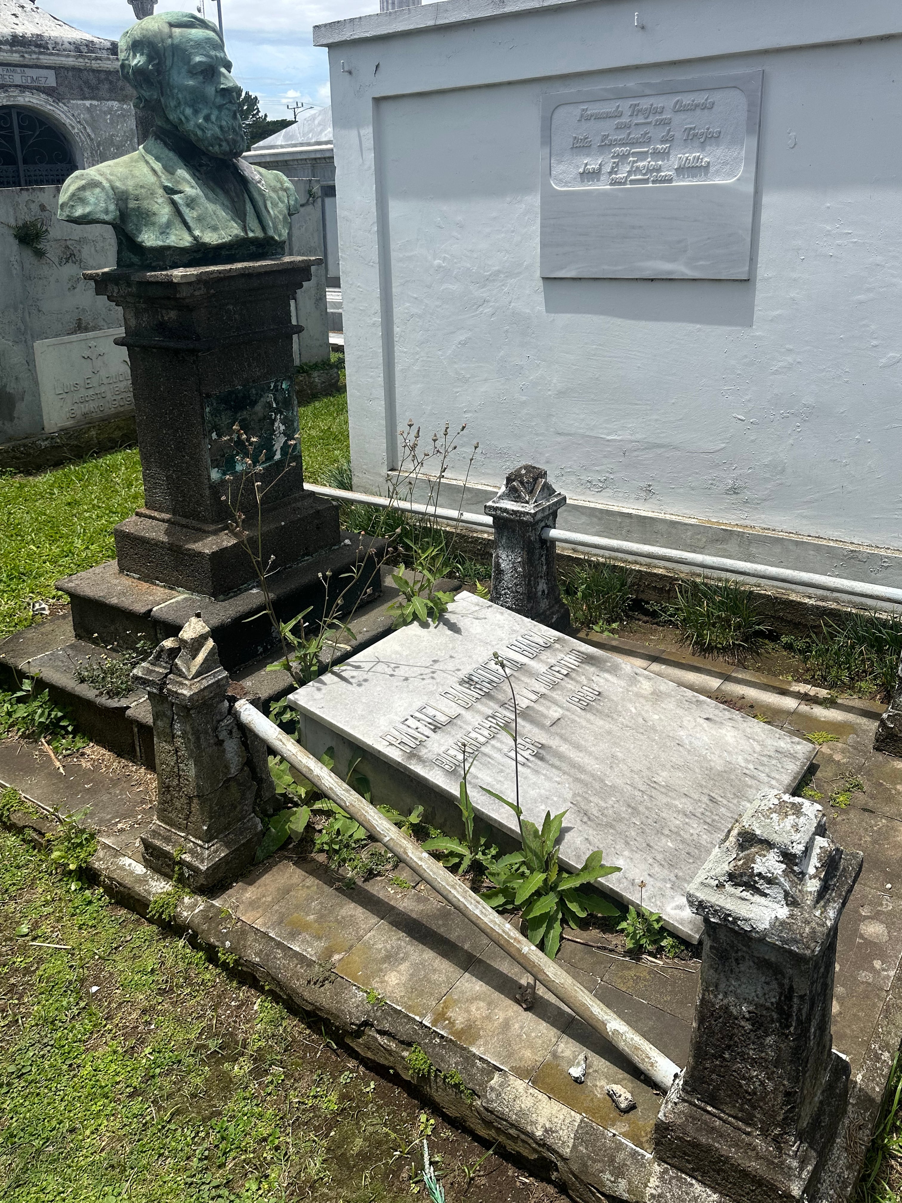 Tumba de Barroeta en 2022.