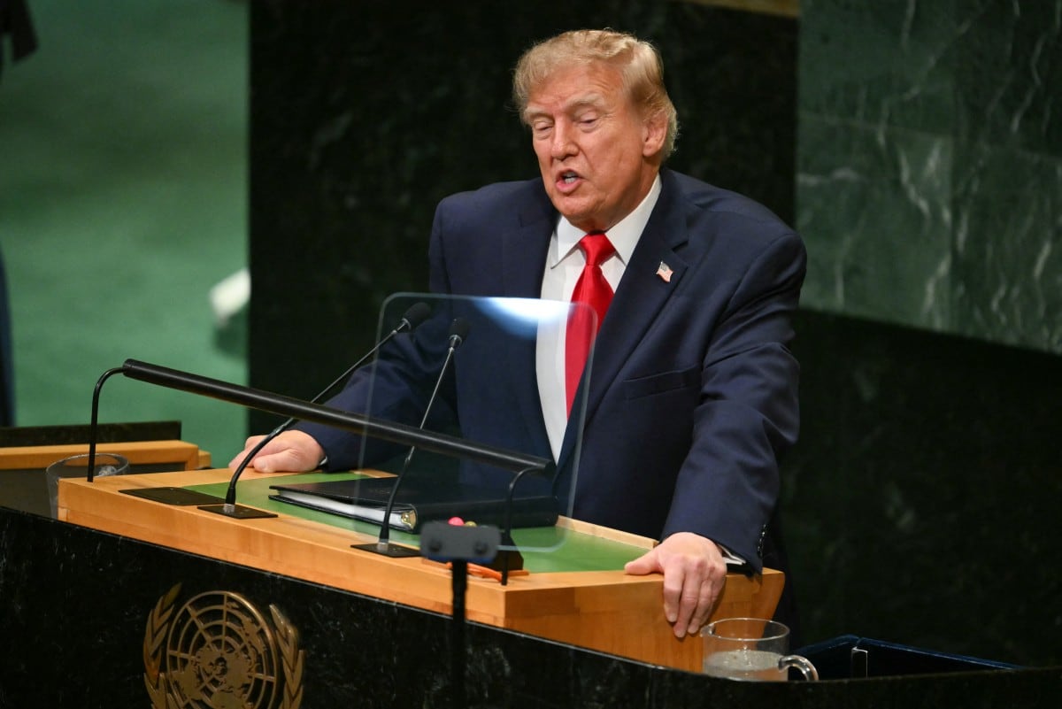 Donald Trump ante las Naciones Unidas.