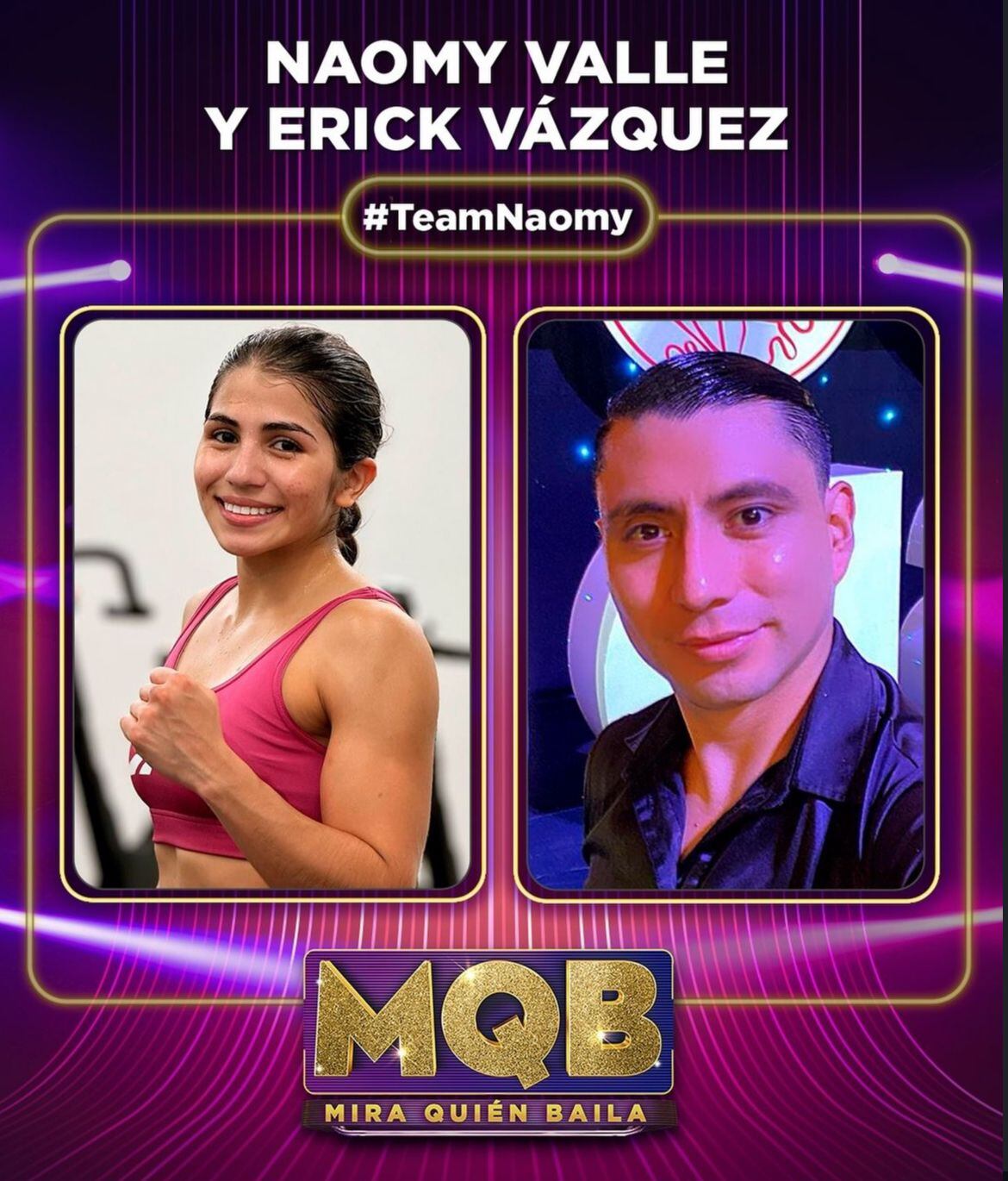 La boxeadora Noemy Valle, hermana de Yokasta Valle, participará en 'Mira quien baila'.