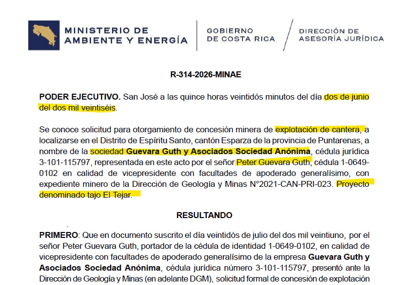 Resolución Gueva Guth y Asociados