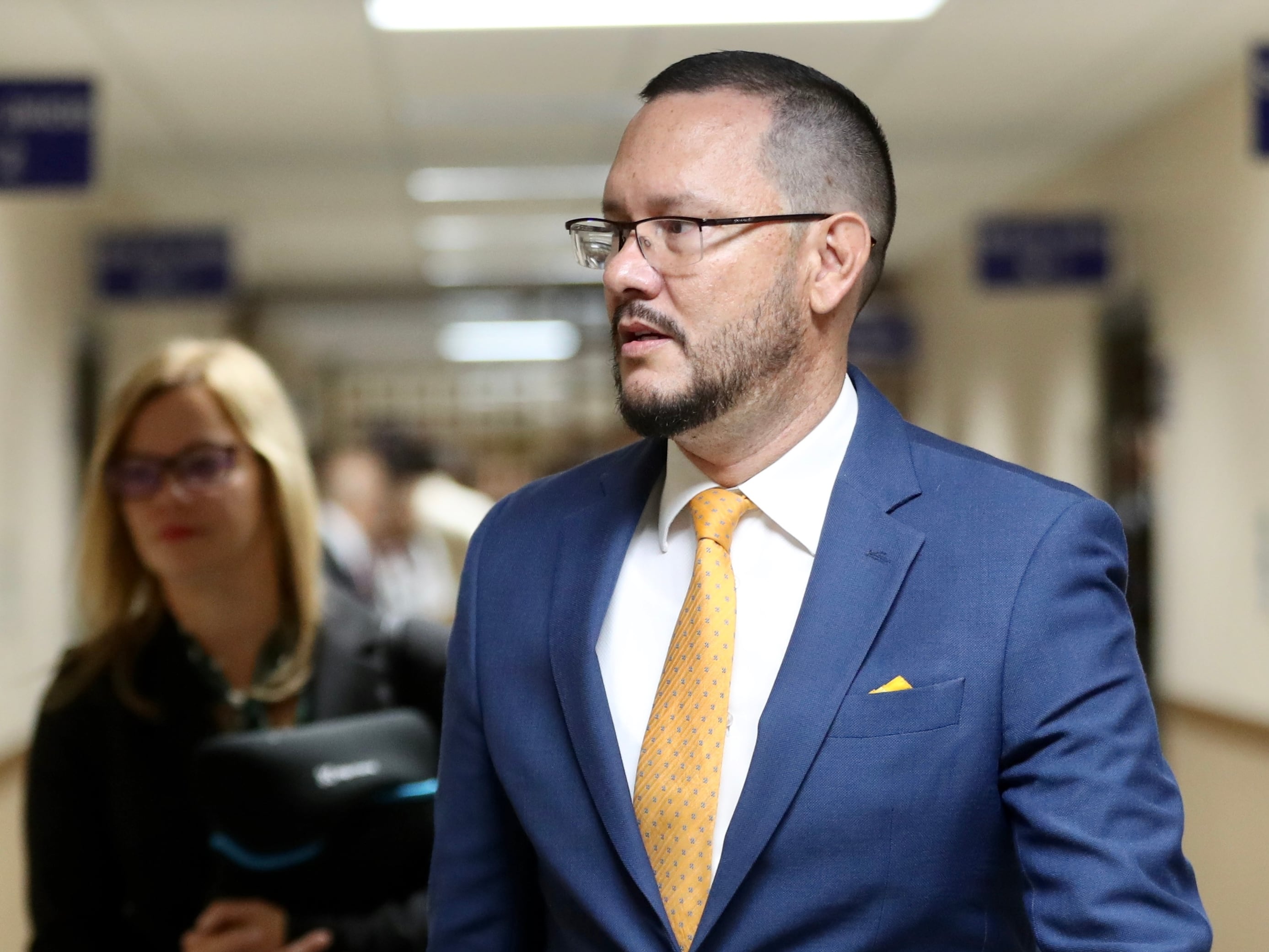 22/01/2020, San José, tribunales de Goicoechea, inicia el juicio en contra de Johny Araya, Berenice Smith y Celso Gamboa, por tráfico de influencias. Fotografía José Cordero