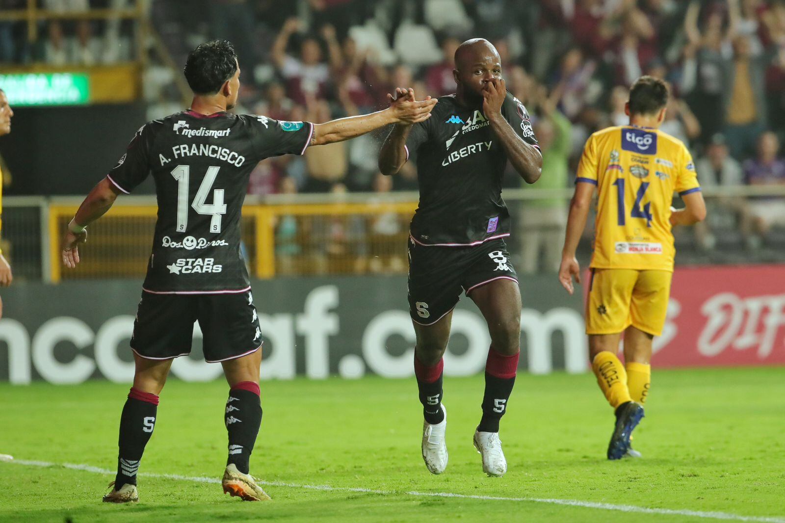 29/08/2023, San José, Tibas, Estadio Ricardo Saprissa, partido por la Copa Centroamericana de CONCACAF entre el Deportivo Saprissa y el Coban Imperial.