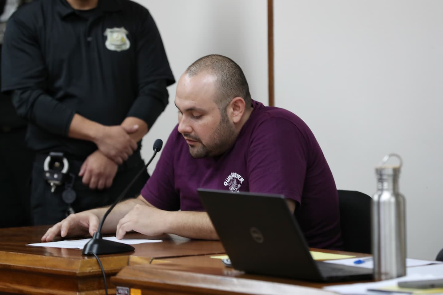04/06/2024/ juicio contra Álvaro Ariel Morales Salazar, hombre sospechoso de amenazar de muerte a los diputados Francisco Nicolás y Ariel Robles / foto John Durán