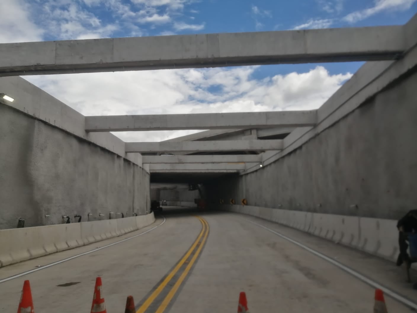 Nuevo túnel de 435 metros en La Lima ya está habilitado. Conecta de forma directa El Guarco con San José.