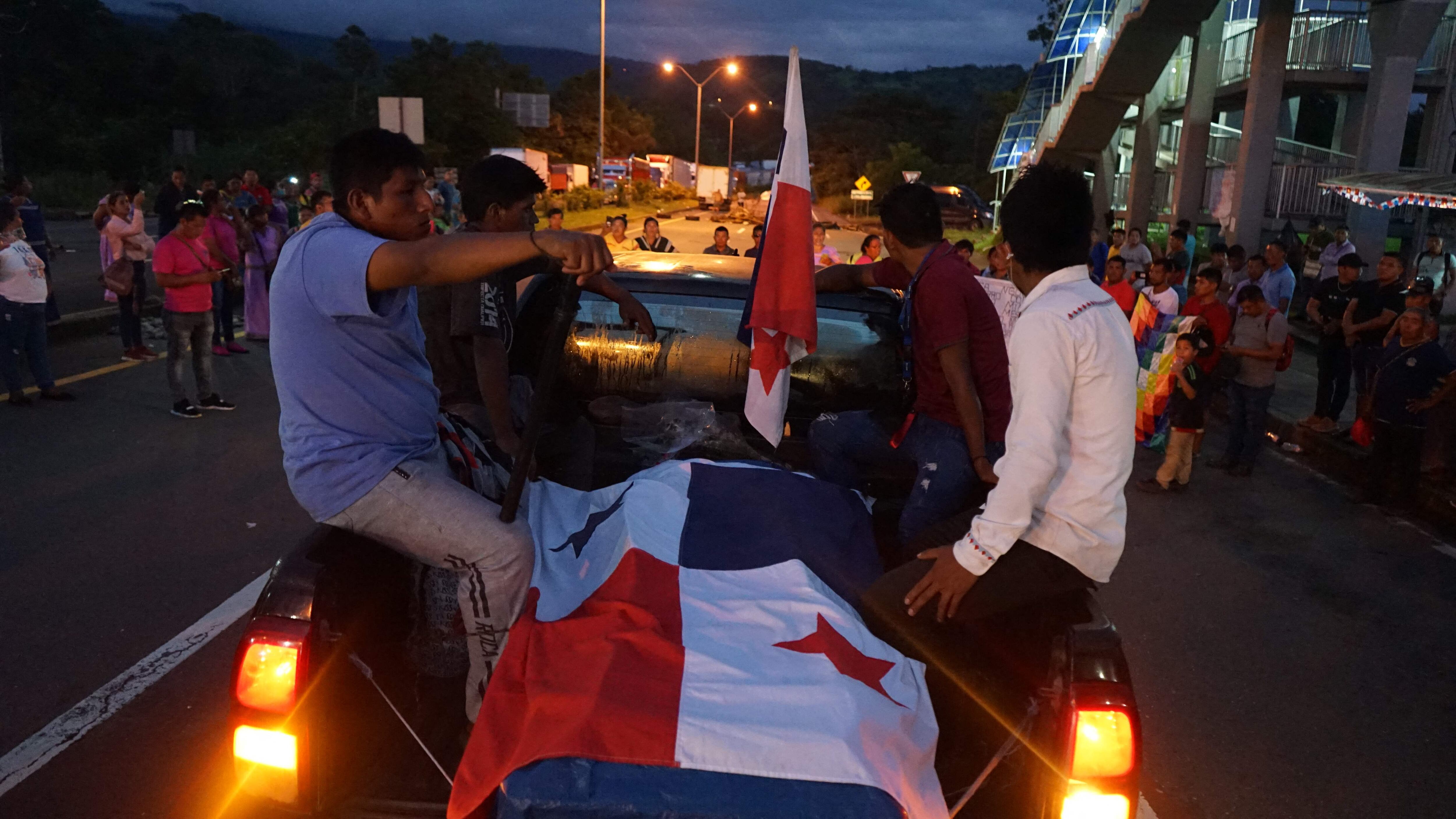 Imagen de la tercena semana de pPanamá vive su cuarta semana de protestas luego de que el Congreso aprobara un polémico contrato entre el Estado y la compañía canadiense First Quantum Minerals (FQM)rotestas en Panamá