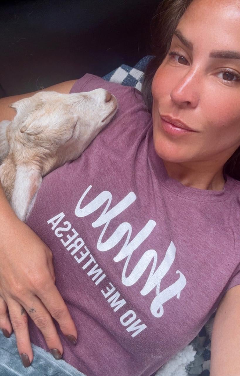 Gipzy Montoya decidió agrandar su familia con dos mascotas más y muy particulares.