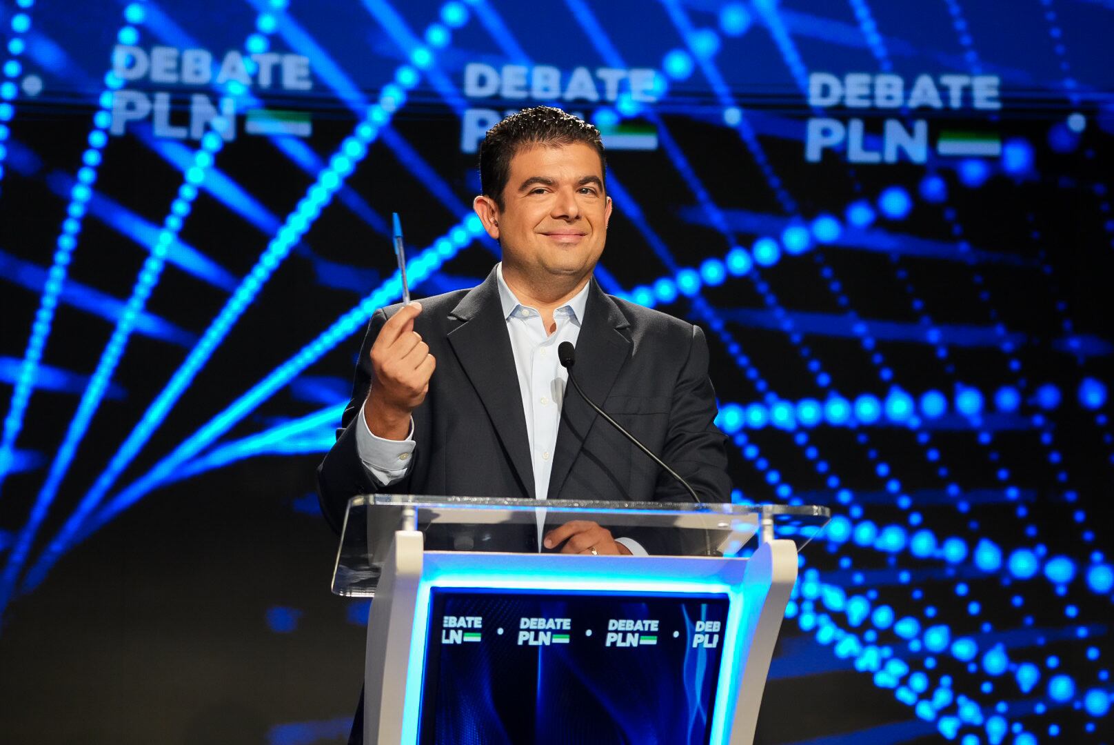 31/03/2025. Debate del PLN. Repretel, San José. Fotografía: Lilly Arce