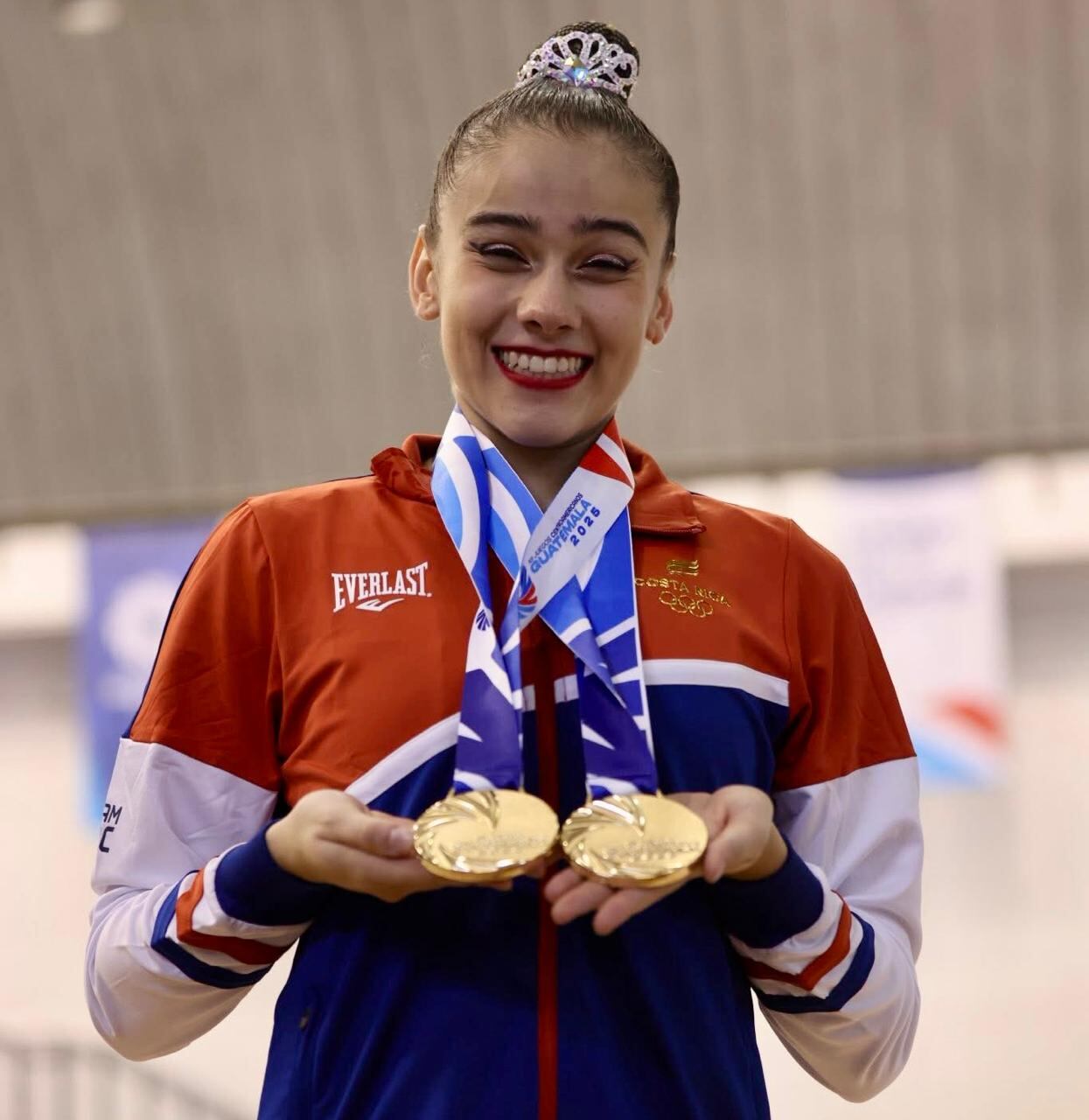 Gloriana Sánchez
Juegos Centroamericanos Guatemala 2025
Gimnasia rítmica
Eventos de aro y pelota, dos medallas de oro
26 de octubre del 2025
Fotografía: Comité Olímpico