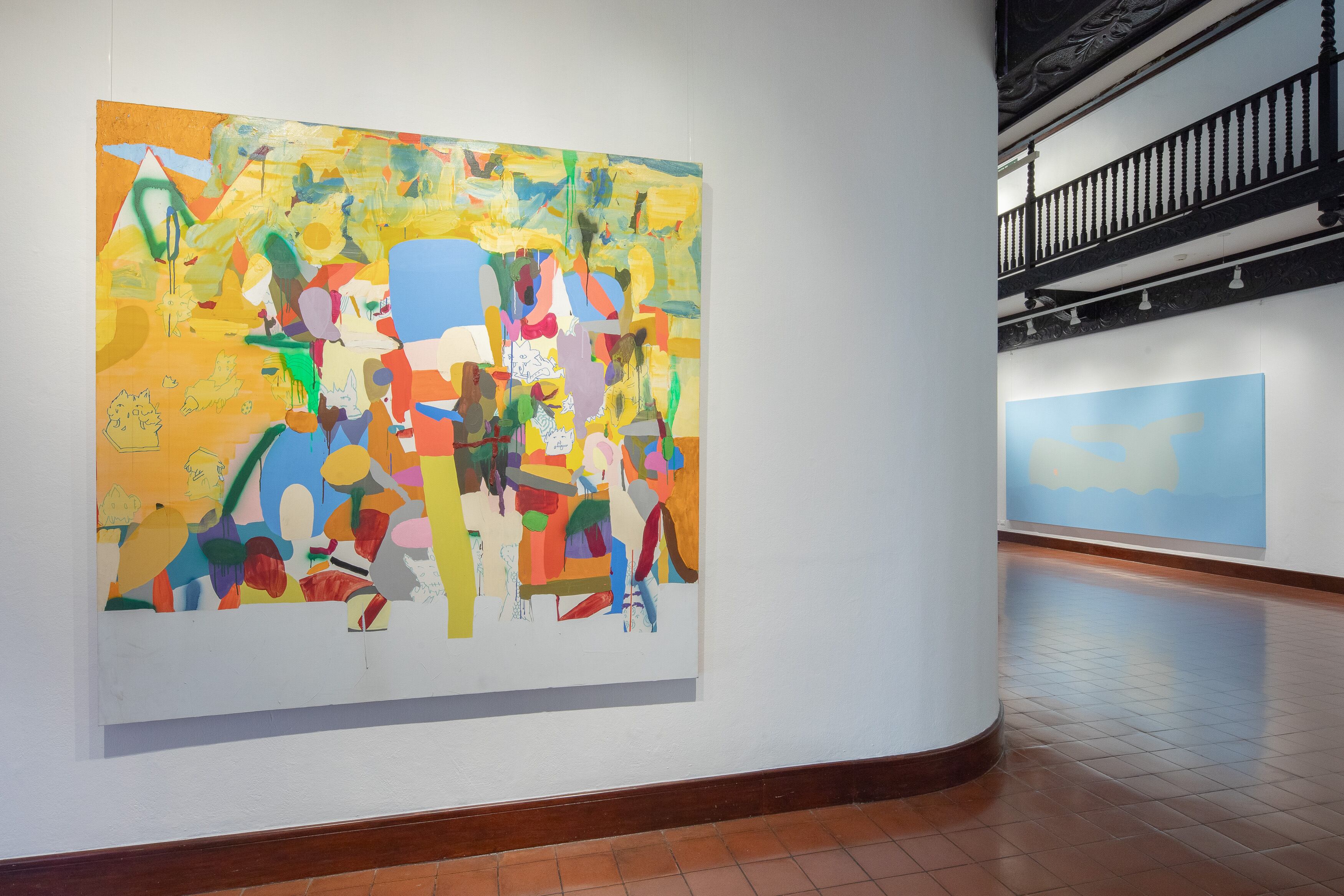 La exposición de Federico Herrero en el MAC muestra su interés en "la pintura, el entorno urbano y la percepción ecológica".