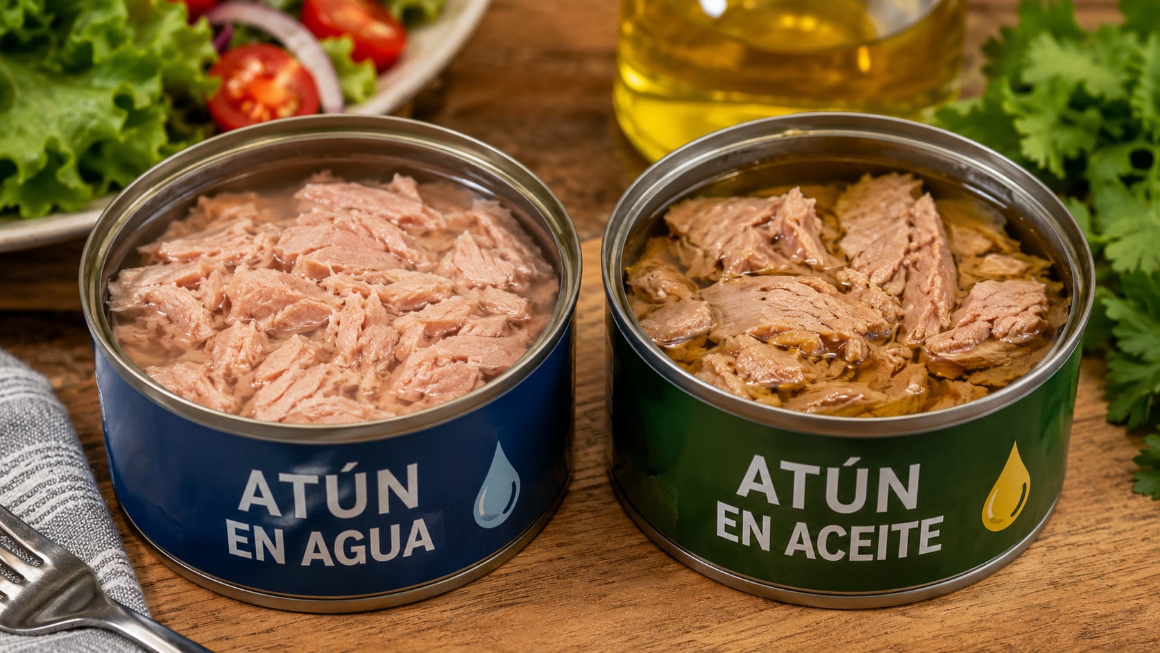 El atún en agua y el atún en aceite ofrecen resultados distintos en la cocina. Conozca cuál elegir según el tipo de preparación y sus características.