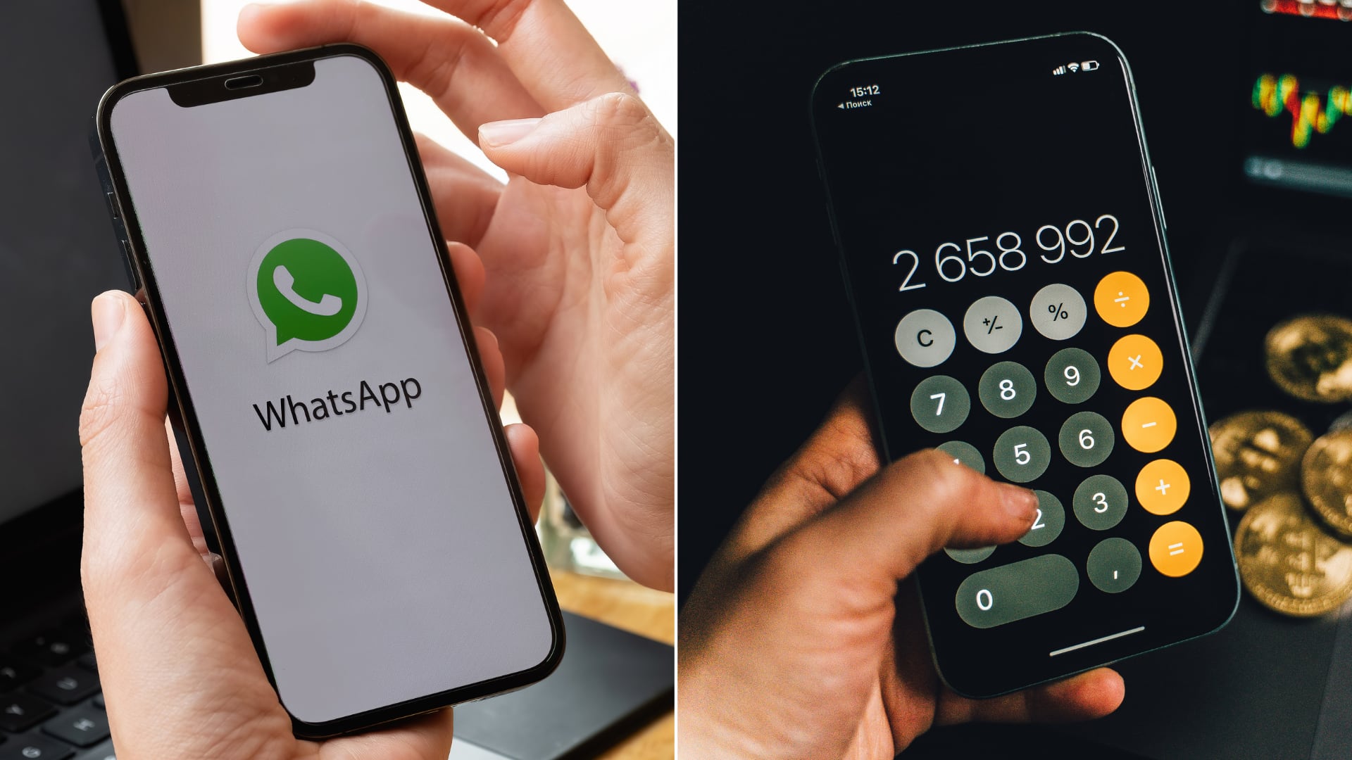 La nueva calculadora de WhatsApp permite hacer cuentas dentro del chat sin salir de la app, pero solo funciona en iPhone.