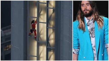 Jared Leto escala el Empire State, al mejor estilo de King Kong