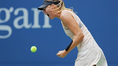 María Sharapova no aguantó más en su regreso a Grand Slam