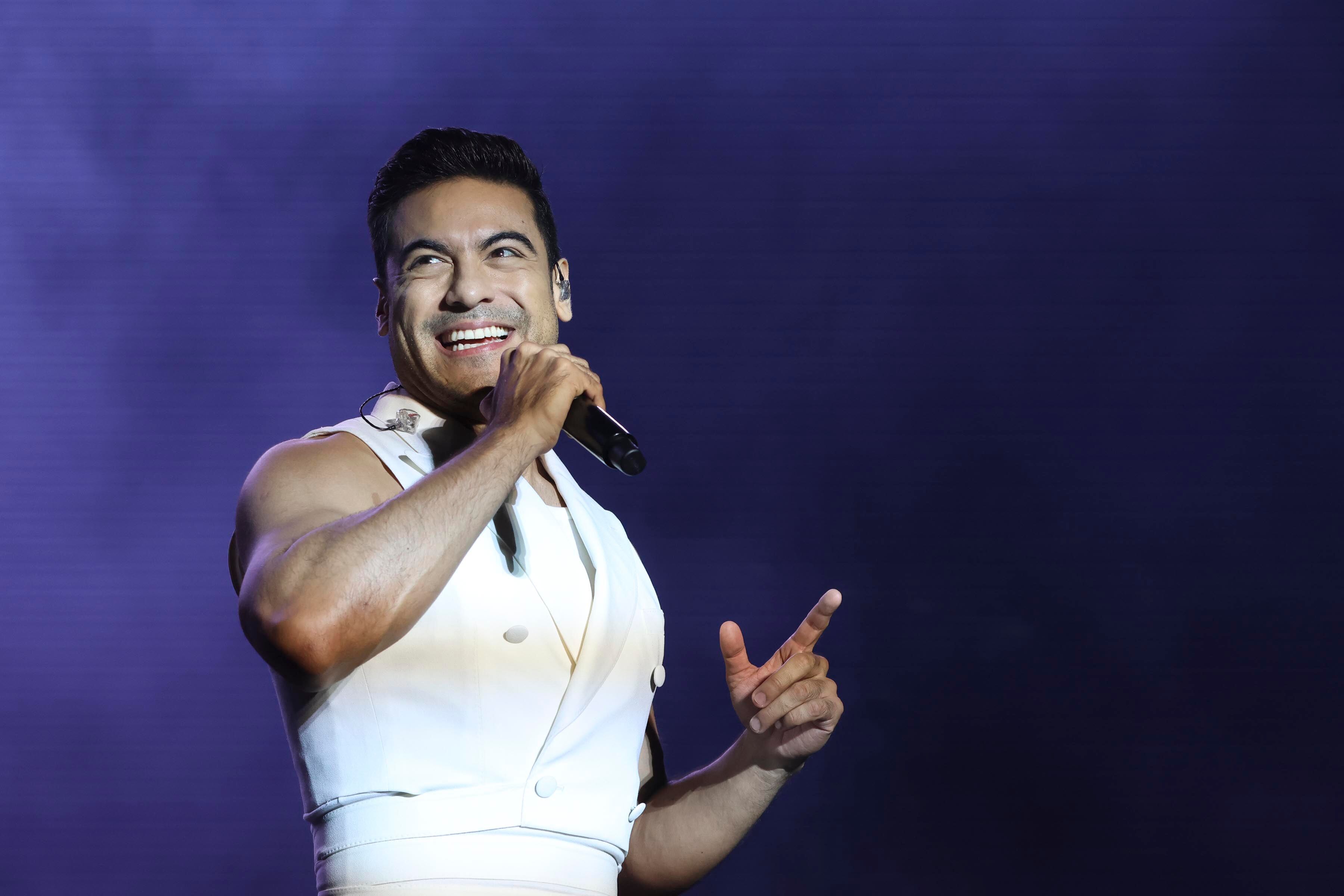 Carlos Rivera en el Estadio Nacional