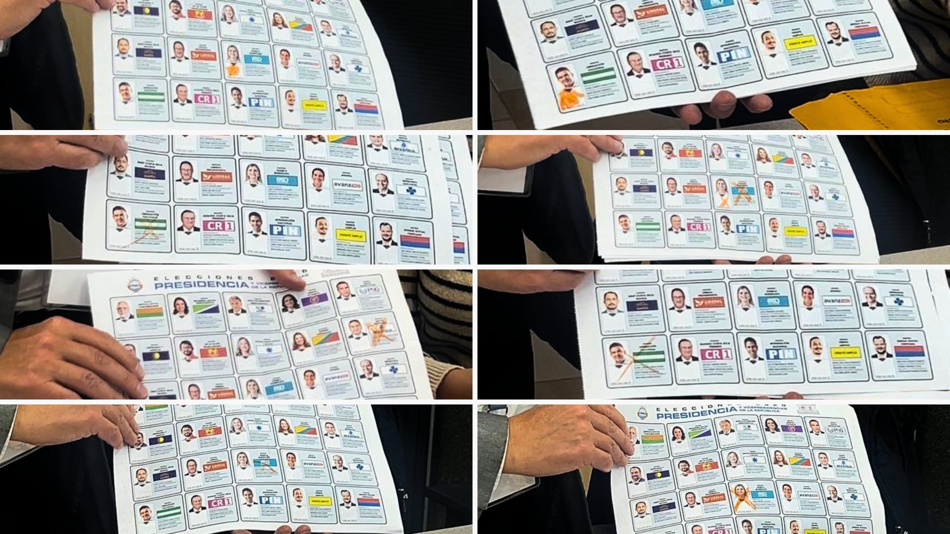 Durante la jornada de este 5 de febrero se constataron varios motivos de votos nulos en el escrutinio definitivo del TSE.