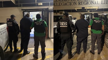 Dos policías detenidos por cobrarle ¢10.000 a conductor para dejarlo pasar