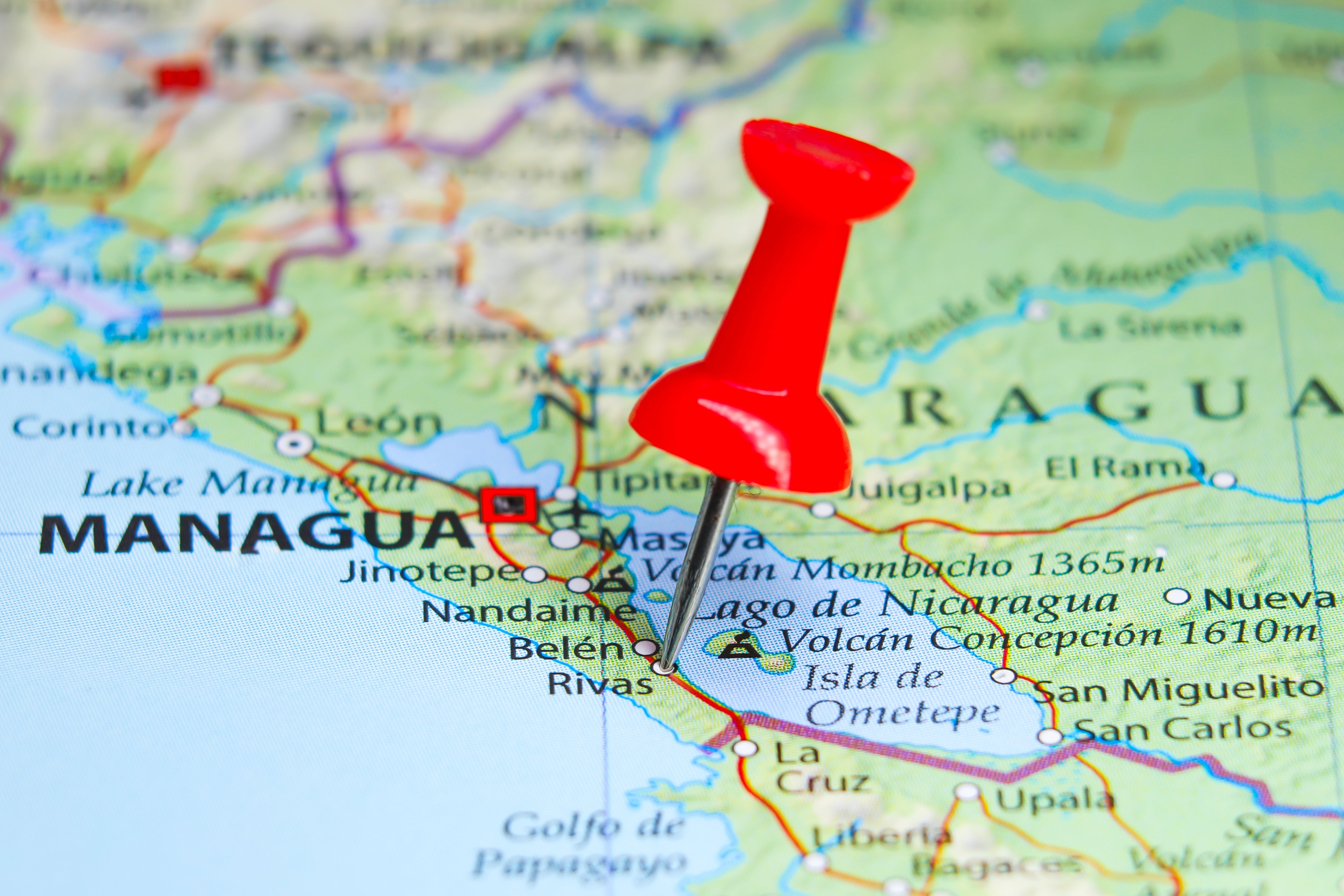 Mapa de Nicaragua