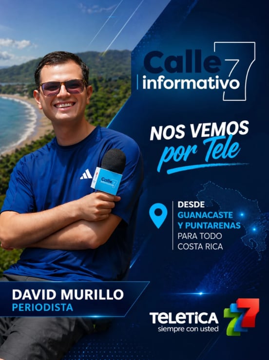 David Murillo es el nuevo periodista de 'Calle 7 Informativo'.