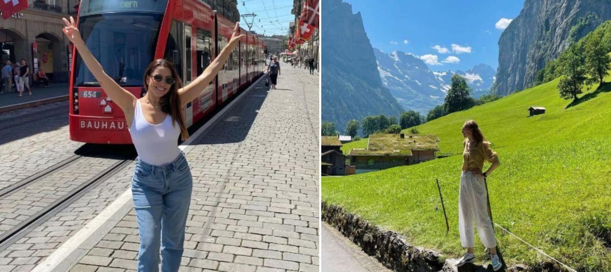 Influencer de viajes en Suiza