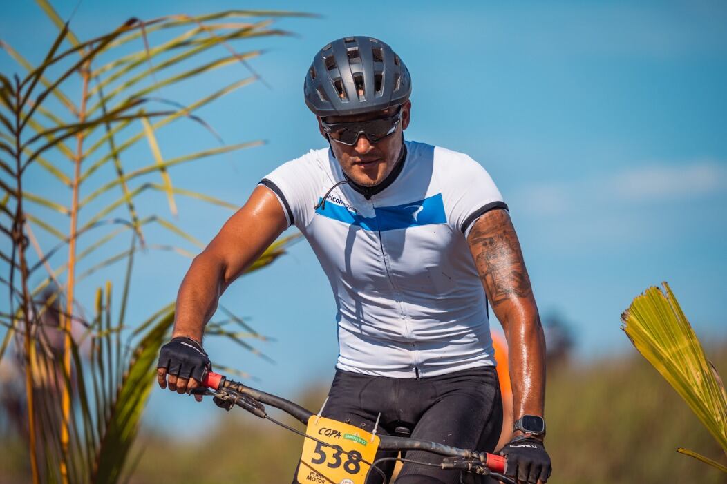 Keylor Navas en la primera fecha de la Serie CR MTB 2025, este domingo 19 de enero.