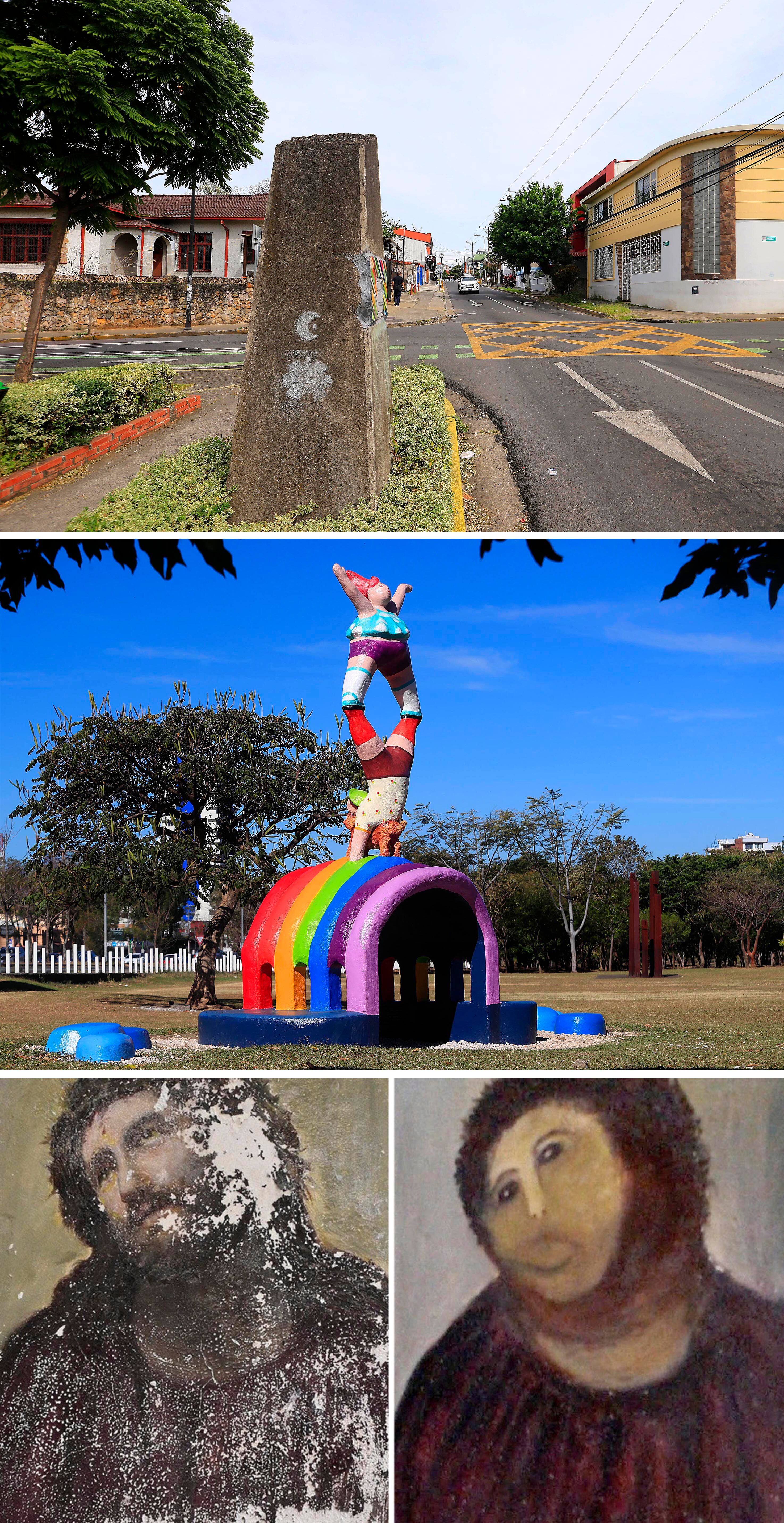 La gente algunas veces daña el arte público conscientemente por mala voluntad y vandalismo, o los afecta inconscientemente por ignorancia y torpeza.